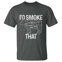 Chef Butcher Smoke Funny T Shirt BBQ Grilling Gift, Comfortable Cotton Tee, Humor Design - Wonder Print Shop