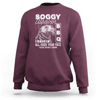 Soggy Beaver Funny BBQ Sweatshirt Humorous Eating Design, Comfortable Cotton Tee, Unique Gift - Wonder Print Shop