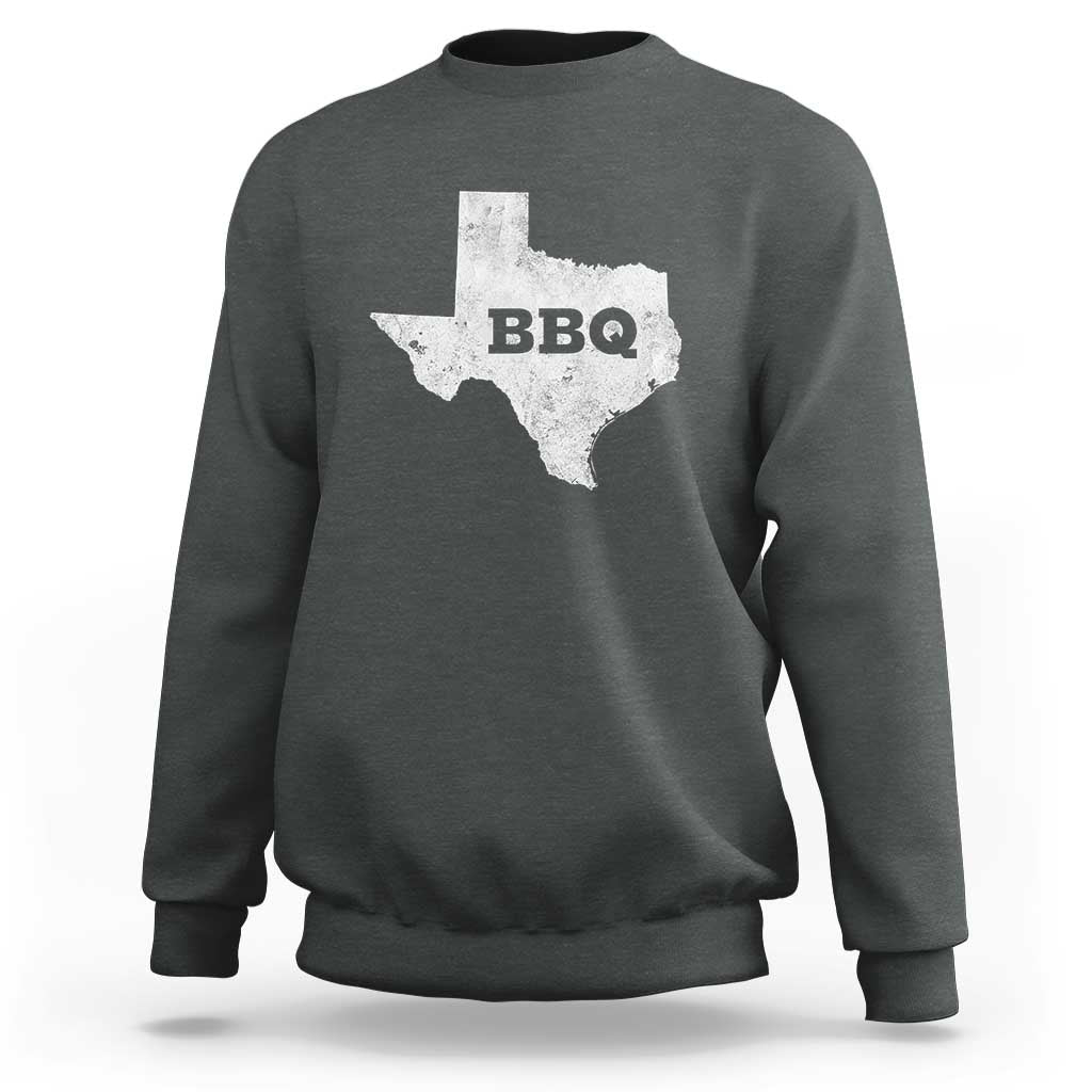 Vintage Retro Texas BBQ Sweatshirt State Pride Barbecue Graphic, Soft Cotton Tee, Classic Design - Wonder Print Shop