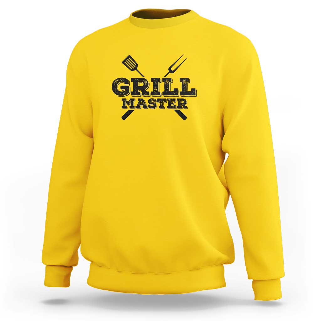 Grill Master BBQ Smoker Sweatshirt Barbecue Grilling Tee, Perfect for BBQ Enthusiasts, Comfortable Cotton - Wonder Print Shop