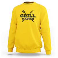 Grill Master BBQ Smoker Sweatshirt Barbecue Grilling Tee, Perfect for BBQ Enthusiasts, Comfortable Cotton - Wonder Print Shop