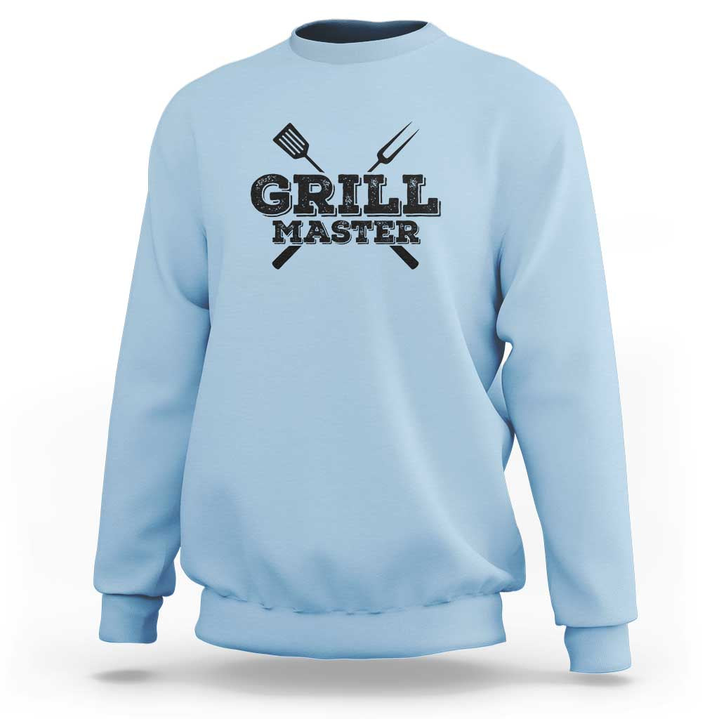 Grill Master BBQ Smoker Sweatshirt Barbecue Grilling Tee, Perfect for BBQ Enthusiasts, Comfortable Cotton - Wonder Print Shop
