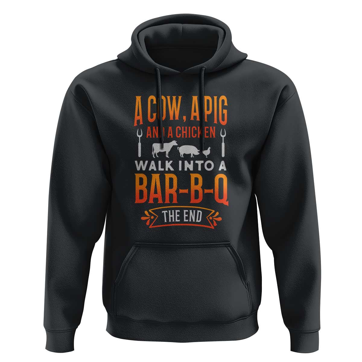 Barbecue Joke Hoodie for Grill MastersFunny Chef Gift, BBQ Tee - Wonder Print Shop