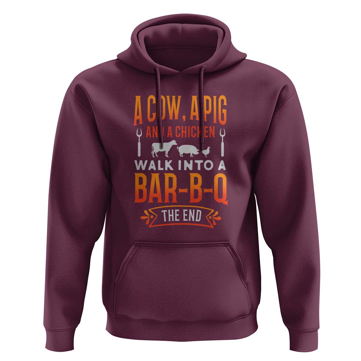 Barbecue Joke Hoodie for Grill MastersFunny Chef Gift, BBQ Tee - Wonder Print Shop