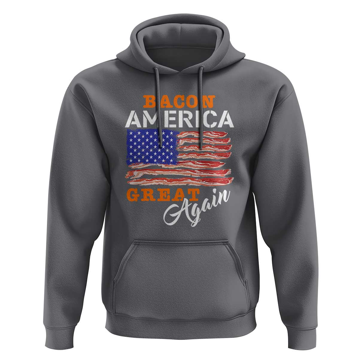 2024 BBQ Hoodie Bacon America Great AgainFunny Barbecue - Wonder Print Shop
