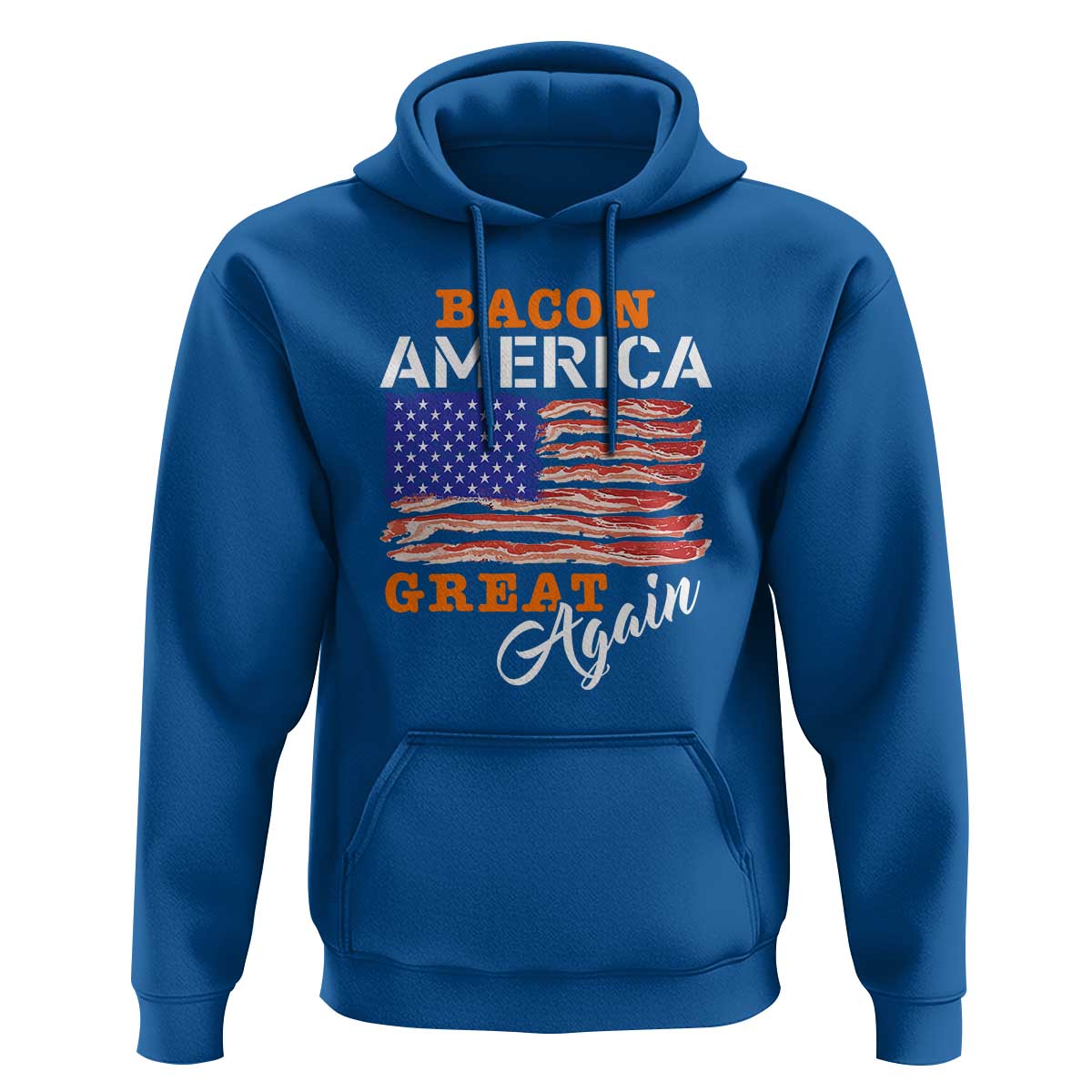 2024 BBQ Hoodie Bacon America Great AgainFunny Barbecue - Wonder Print Shop