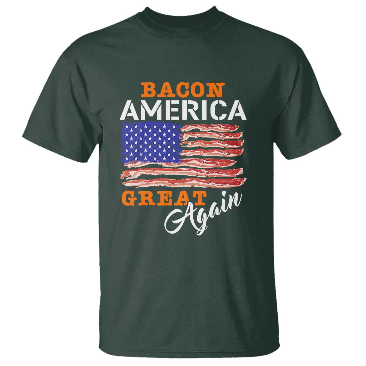 2024 BBQ T Shirt Bacon America Great AgainFunny Barbecue - Wonder Print Shop