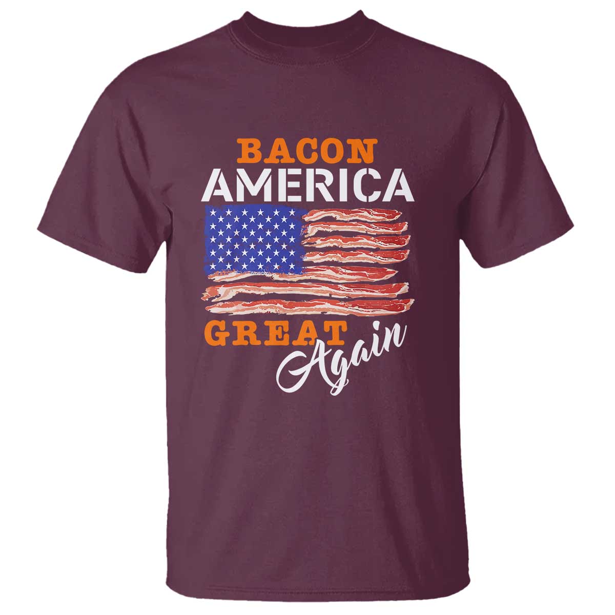 2024 BBQ T Shirt Bacon America Great AgainFunny Barbecue - Wonder Print Shop