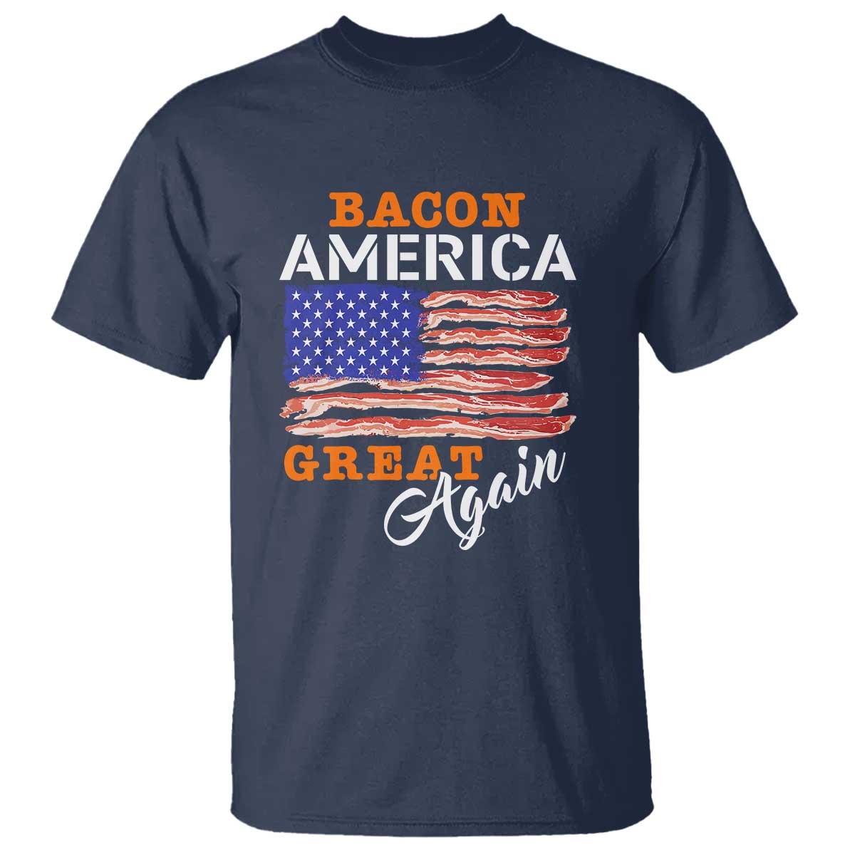 2024 BBQ T Shirt Bacon America Great AgainFunny Barbecue - Wonder Print Shop