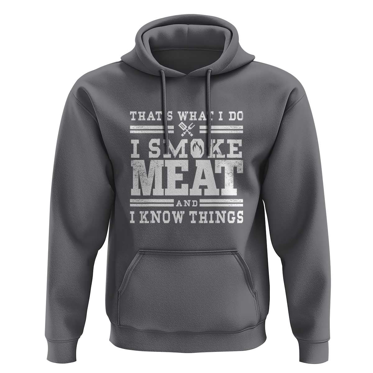 Funny Pitmaster BBQ Hoodie I Smoke Meat Smoker Grill Gift - Wonder Print Shop