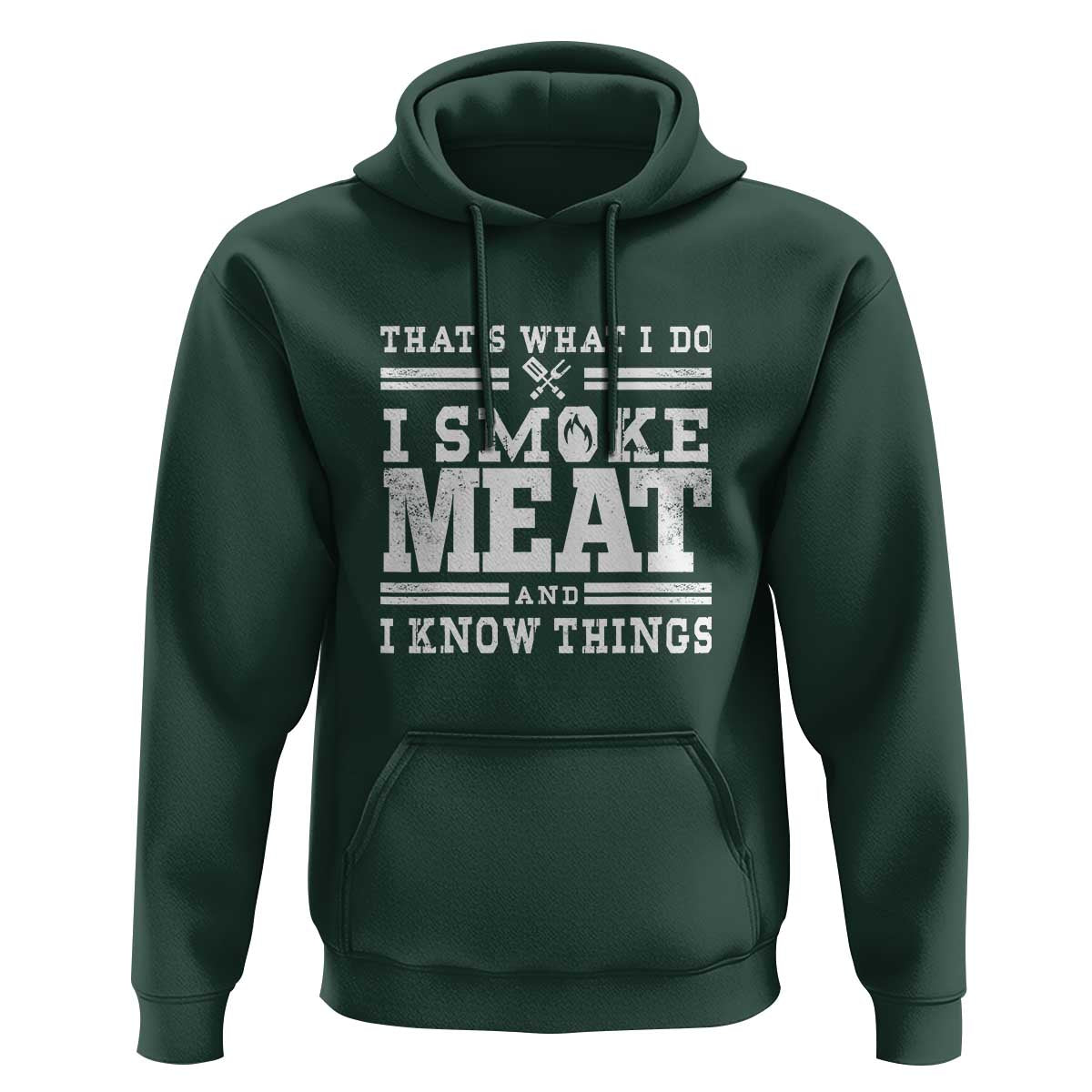 Funny Pitmaster BBQ Hoodie I Smoke Meat Smoker Grill Gift - Wonder Print Shop