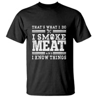 Funny Pitmaster BBQ T Shirt I Smoke Meat Smoker Grill Gift - Wonder Print Shop