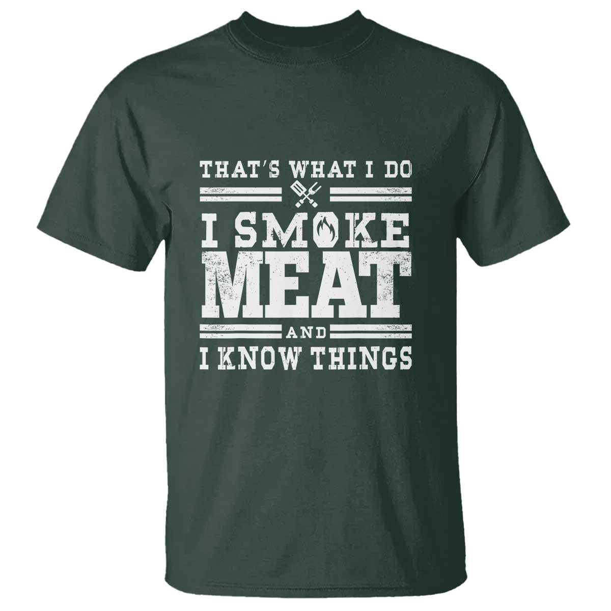 Funny Pitmaster BBQ T Shirt I Smoke Meat Smoker Grill Gift - Wonder Print Shop