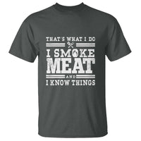 Funny Pitmaster BBQ T Shirt I Smoke Meat Smoker Grill Gift - Wonder Print Shop