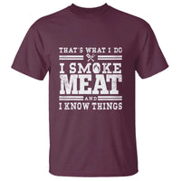 Funny Pitmaster BBQ T Shirt I Smoke Meat Smoker Grill Gift - Wonder Print Shop