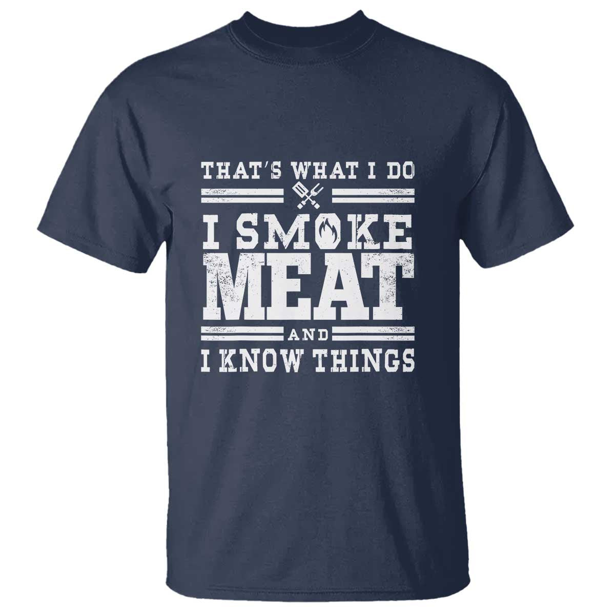Funny Pitmaster BBQ T Shirt I Smoke Meat Smoker Grill Gift - Wonder Print Shop