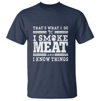 Funny Pitmaster BBQ T Shirt I Smoke Meat Smoker Grill Gift - Wonder Print Shop
