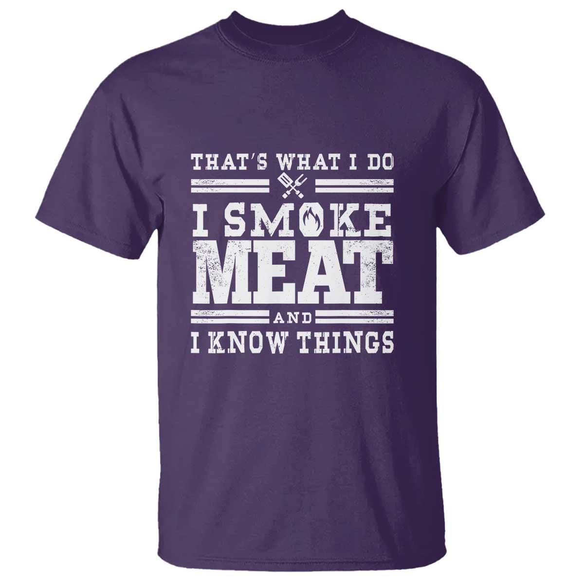 Funny Pitmaster BBQ T Shirt I Smoke Meat Smoker Grill Gift - Wonder Print Shop
