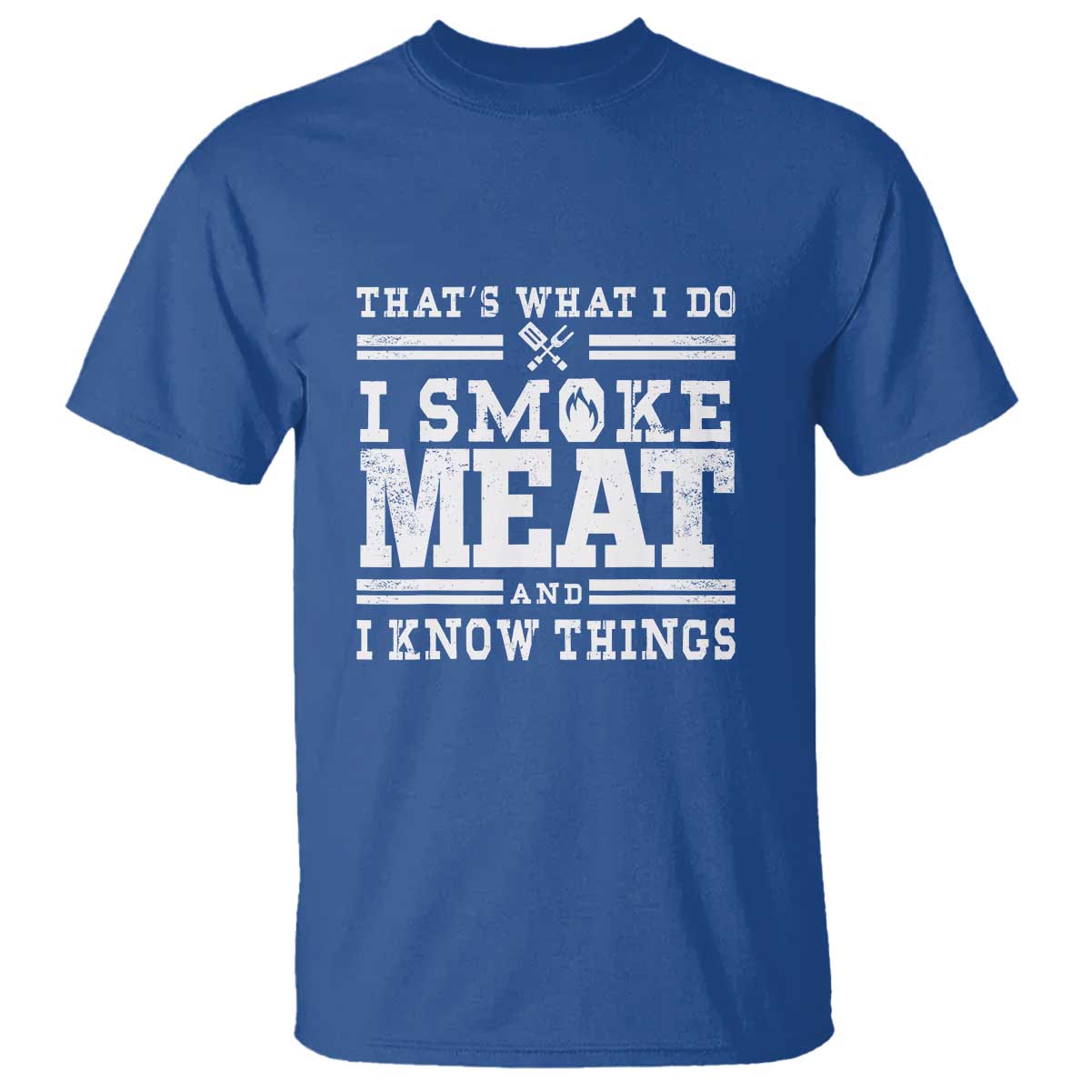 Funny Pitmaster BBQ T Shirt I Smoke Meat Smoker Grill Gift - Wonder Print Shop