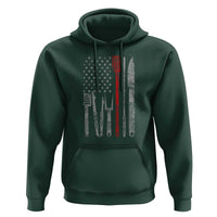 Thin Red Line USA Flag Hoodie BBQ Grill Cooking Chef Gift - Wonder Print Shop