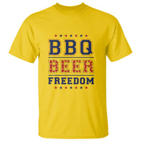 Patriotic BBQ T Shirt Beer, Freedom, and BBQ Design - Wonder Print Shop
