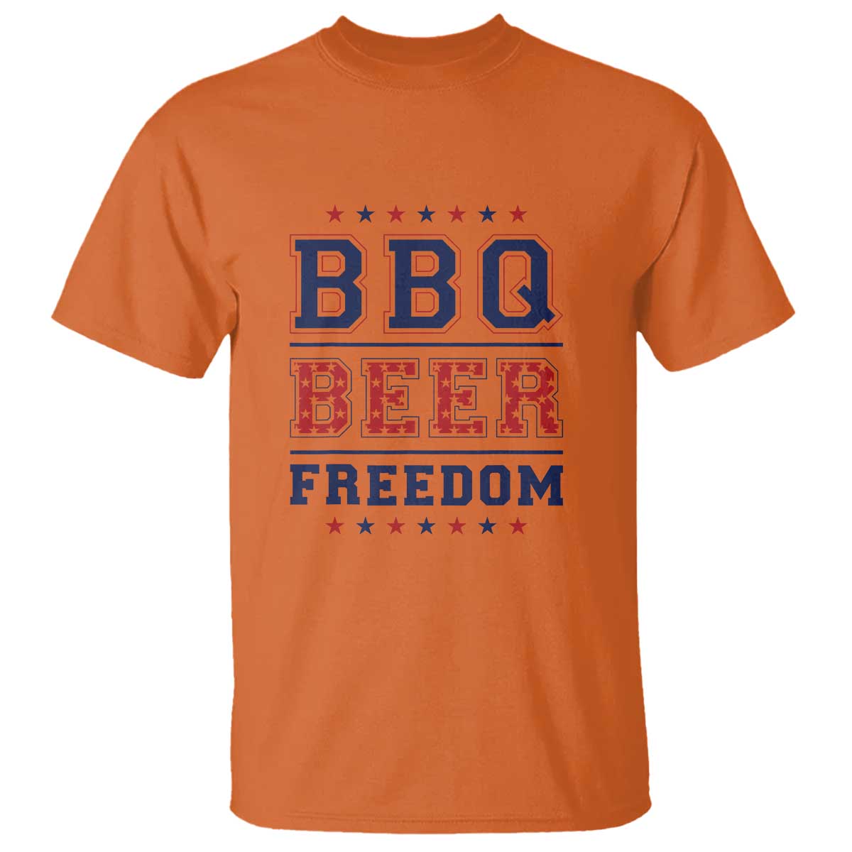 Patriotic BBQ T Shirt Beer, Freedom, and BBQ Design - Wonder Print Shop