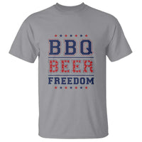 Patriotic BBQ T Shirt Beer, Freedom, and BBQ Design - Wonder Print Shop