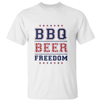 Patriotic BBQ T Shirt Beer, Freedom, and BBQ Design - Wonder Print Shop