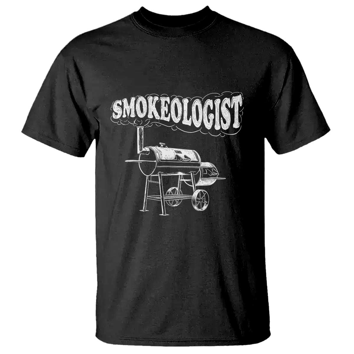 Smokeologist T Shirt Funny Pitmaster BBQ Smoker Grilling Gift - Wonder Print Shop