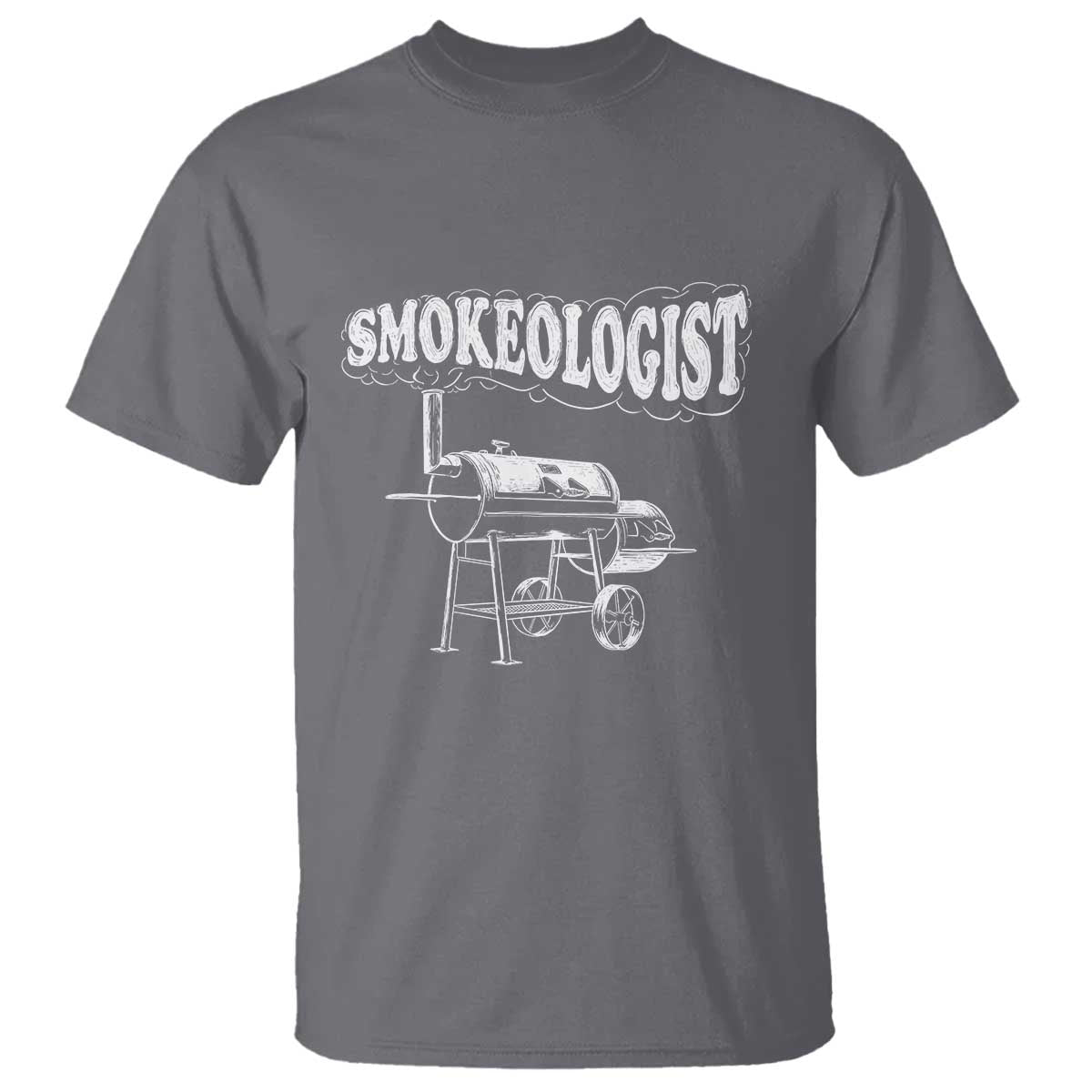 Smokeologist T Shirt Funny Pitmaster BBQ Smoker Grilling Gift - Wonder Print Shop