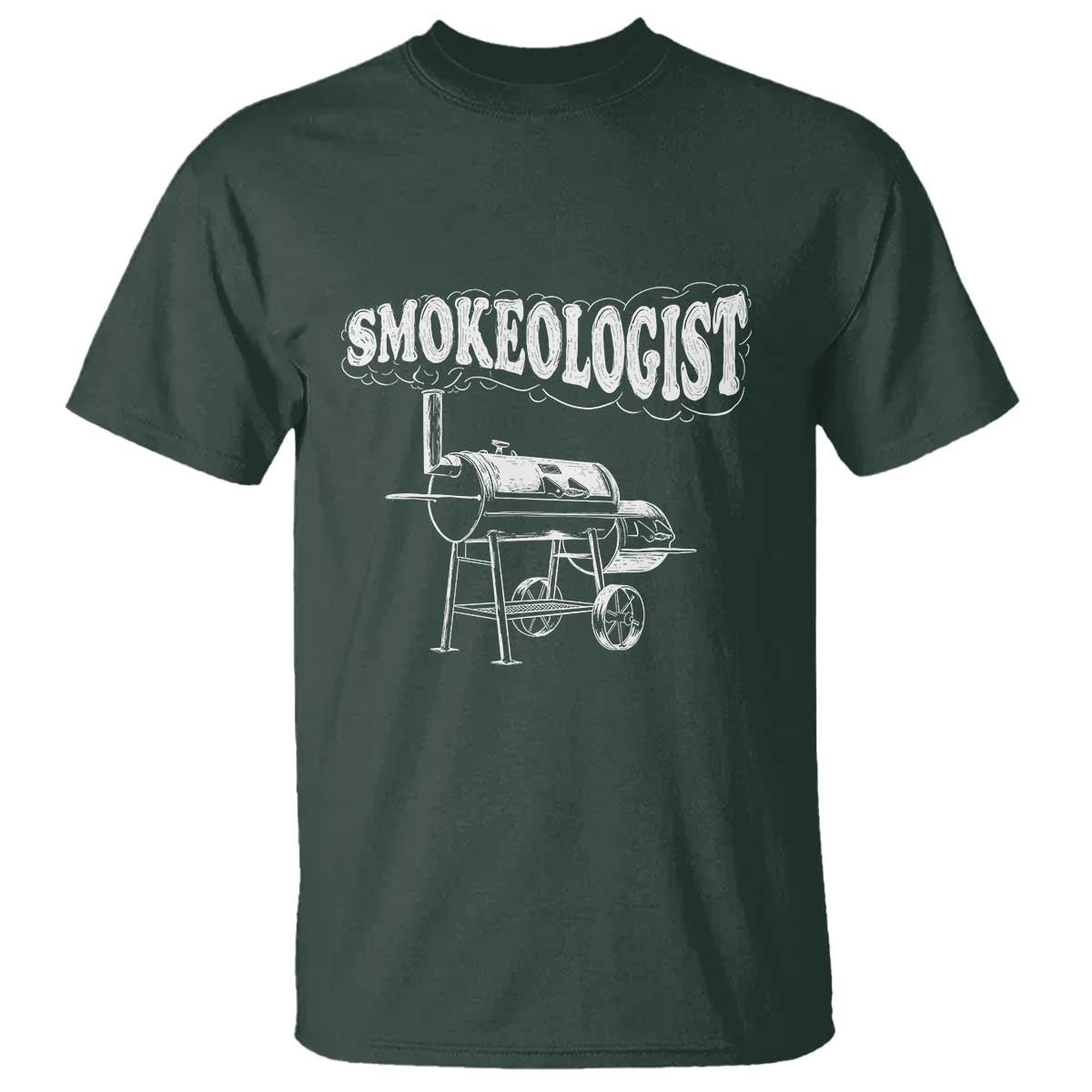 Smokeologist T Shirt Funny Pitmaster BBQ Smoker Grilling Gift - Wonder Print Shop