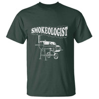 Smokeologist T Shirt Funny Pitmaster BBQ Smoker Grilling Gift - Wonder Print Shop