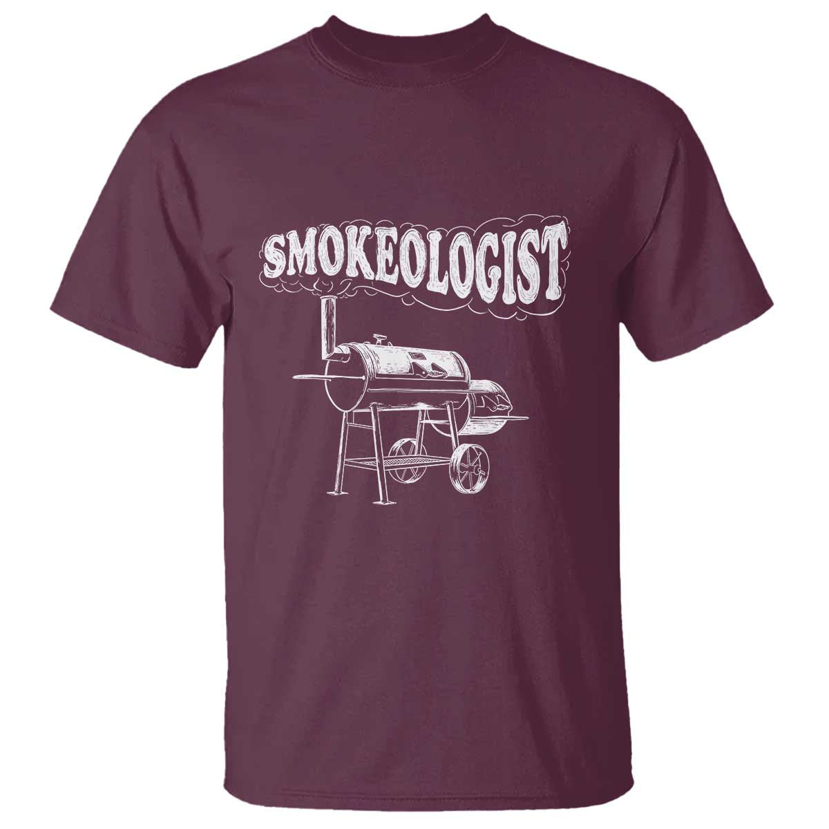 Smokeologist T Shirt Funny Pitmaster BBQ Smoker Grilling Gift - Wonder Print Shop