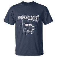 Smokeologist T Shirt Funny Pitmaster BBQ Smoker Grilling Gift - Wonder Print Shop