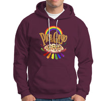LGBT Hoodie Pico De Gayo Mexican Food with Rainbow - Wonder Print Shop