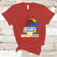 LGBT Ally T Shirt I May Be Straight But I Don't Hate LGBT - Wonder Print Shop