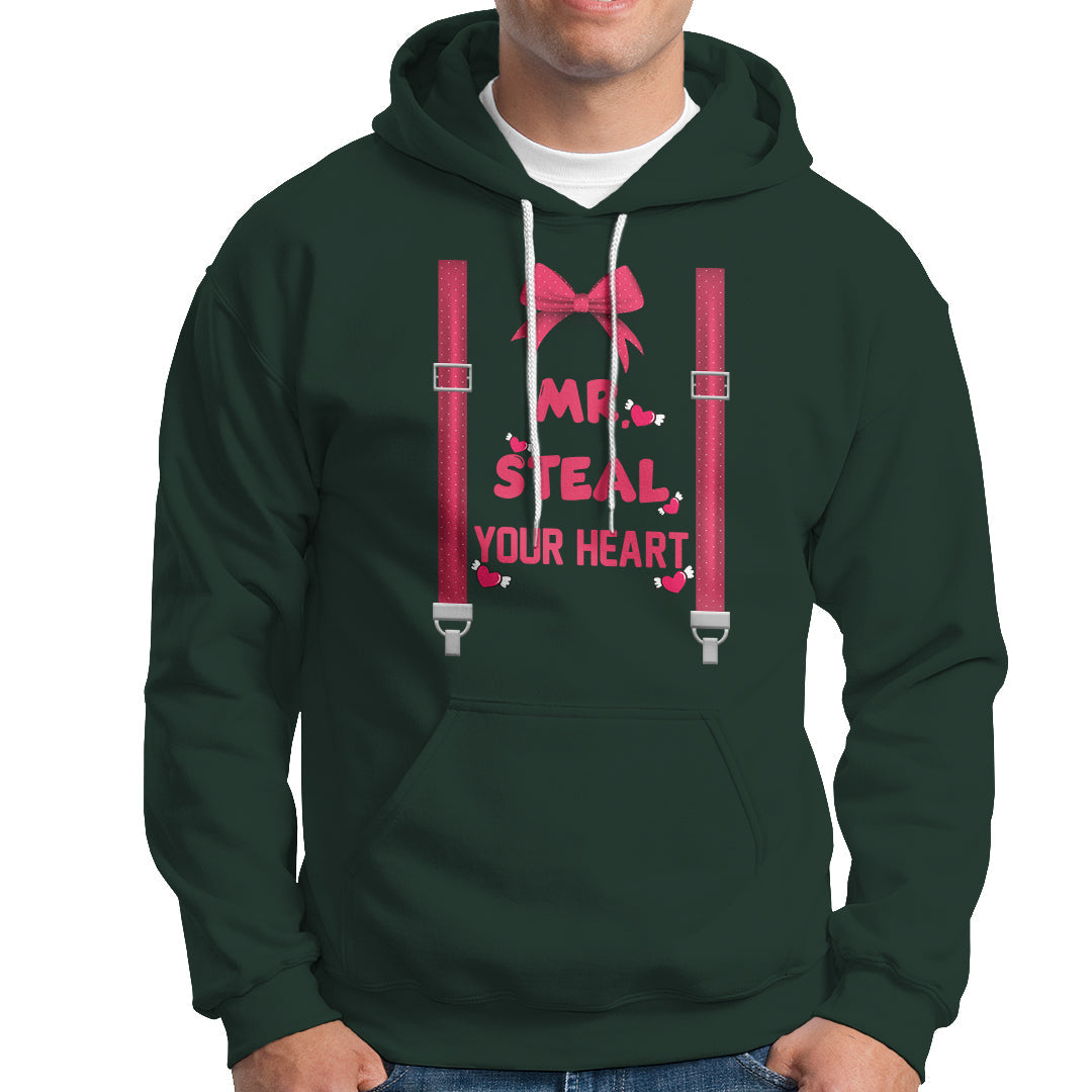 Funny Mr. Steal Your Heart Valentines Day For Boys Men Gifts Hoodie - Wonder Print Shop