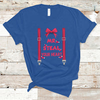 Funny Mr. Steal Your Heart Valentines Day For Boys Men Gifts T Shirt - Wonder Print Shop