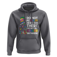 I Do Not Like Cancer Here or There - Funny Cancer Awareness Hoodie