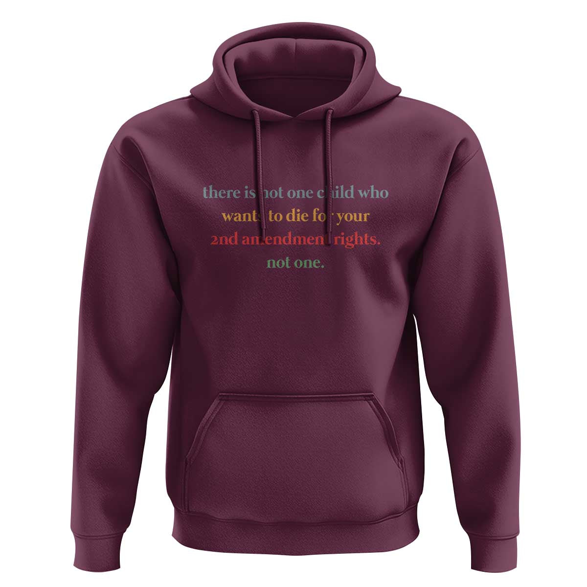 Women's Awareness Hoodie There Is Not One Child Who Wants to Die - Powerful Anti-Violence Message