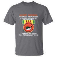 Agent Orange Awareness T Shirt Agent Orange Remember Our Sacrifice - Patriotic Veterans Day Gift for U.S. Veteran Dad or Grandpa - Wonder Print Shop