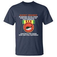 Agent Orange Awareness T Shirt Agent Orange Remember Our Sacrifice - Patriotic Veterans Day Gift for U.S. Veteran Dad or Grandpa - Wonder Print Shop