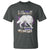 If You Kick Me When I'm Down, You Better Hope I Dont Get Up T Shirt Wolf Spirit & Resilience - Wonder Print Shop