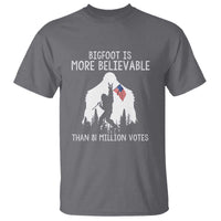 Bigfoot Is More Believable Than 81 Million Votes T Shirt Patriotic Design - Wonder Print Shop