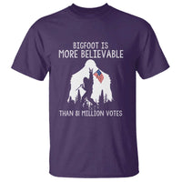 Bigfoot Is More Believable Than 81 Million Votes T Shirt Patriotic Design - Wonder Print Shop