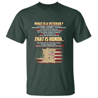 What Is a Veteran That Is Honor - Patriotic Tribute T Shirt Veterans Day Appreciation - Wonder Print Shop
