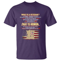 What Is a Veteran That Is Honor - Patriotic Tribute T Shirt Veterans Day Appreciation - Wonder Print Shop