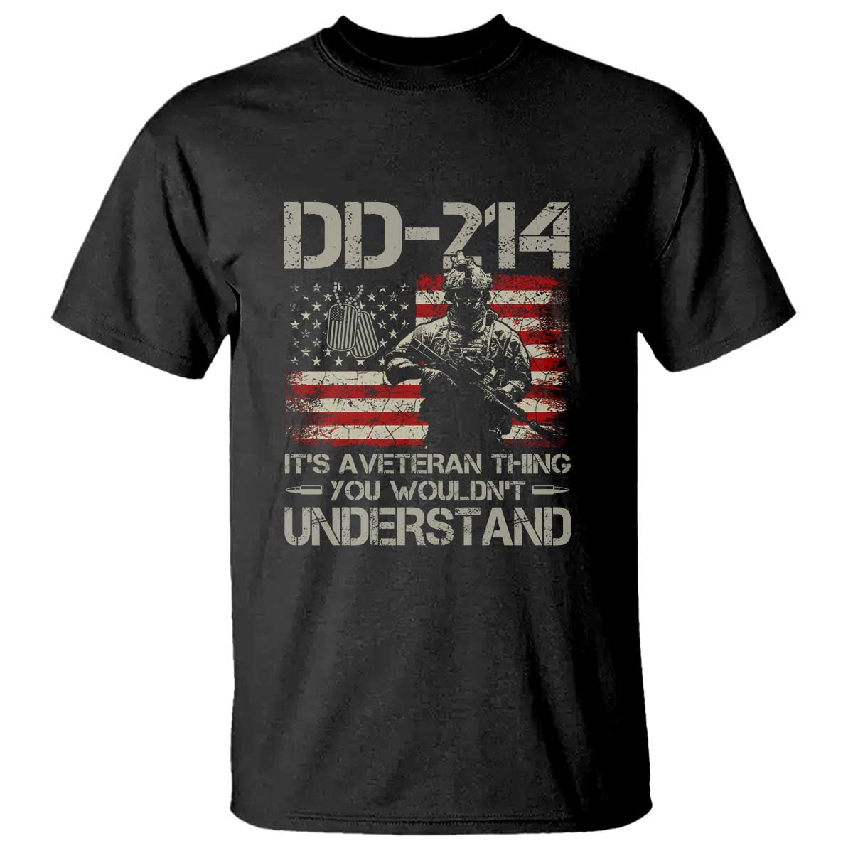 DD-214 It's a Veteran Thing You Wouldnt Understand - Proud Military Veteran T Shirt - Wonder Print Shop