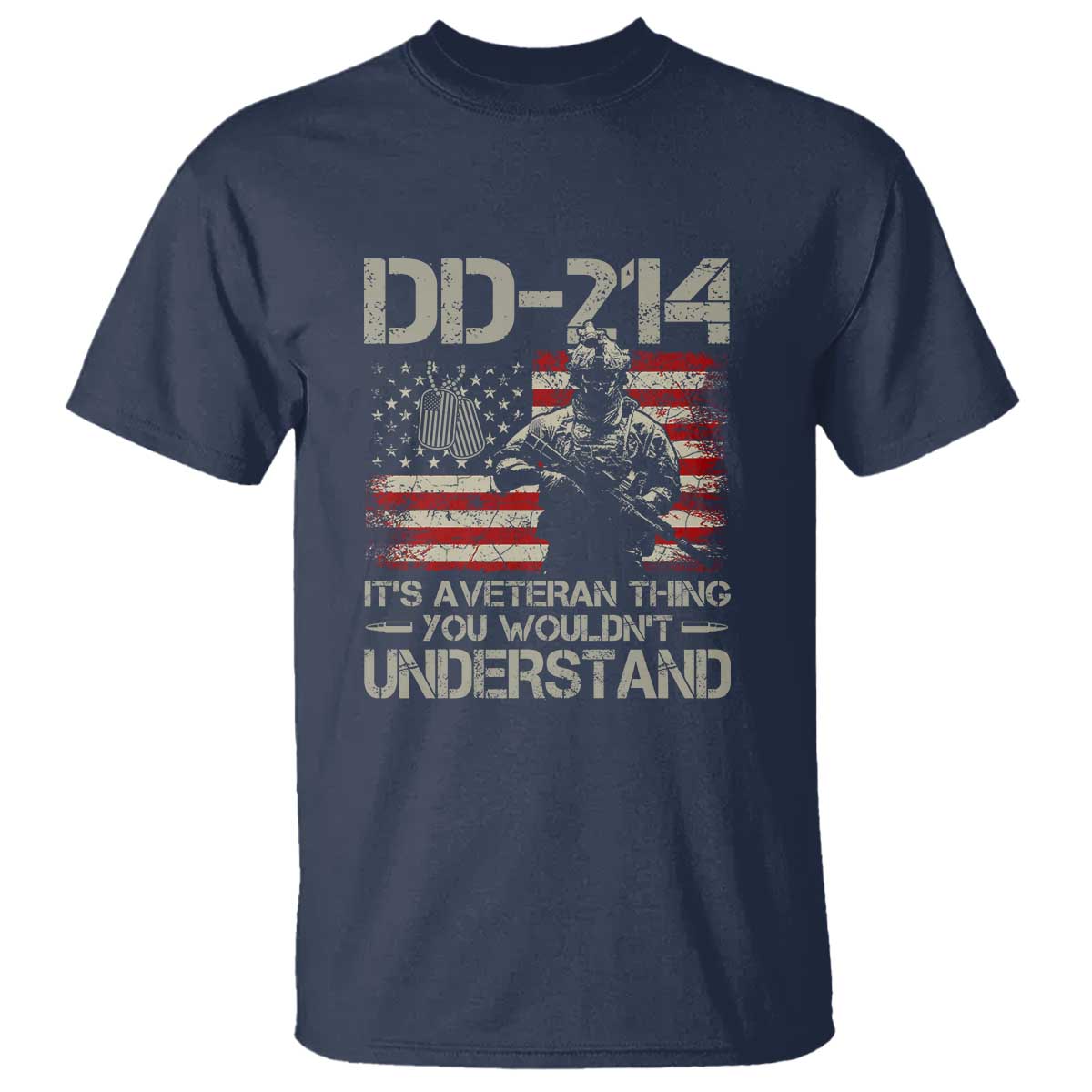 DD-214 It's a Veteran Thing You Wouldnt Understand - Proud Military Veteran T Shirt - Wonder Print Shop
