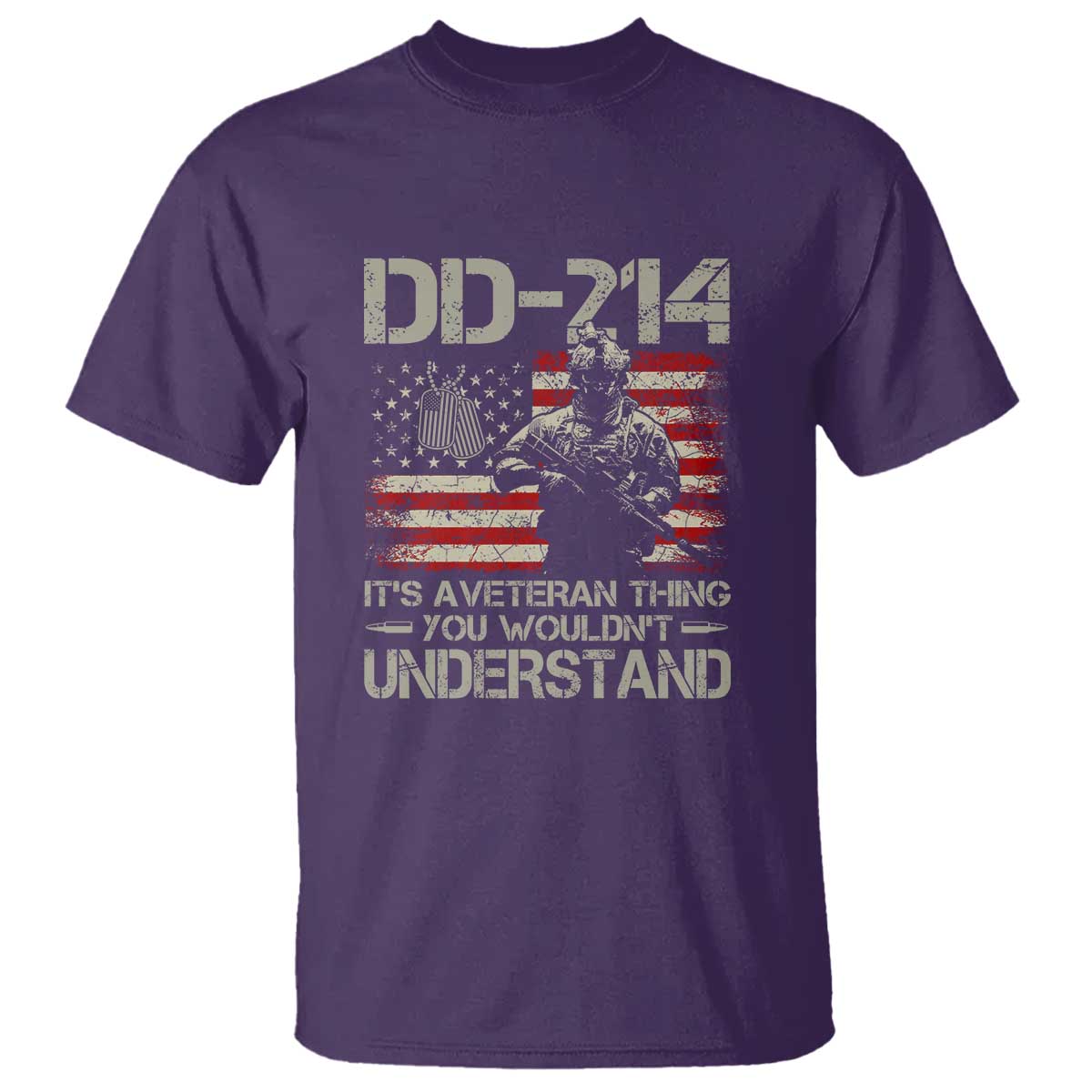 DD-214 It's a Veteran Thing You Wouldnt Understand - Proud Military Veteran T Shirt - Wonder Print Shop